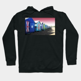 Bathing Boxes, Brighton Beach Hoodie